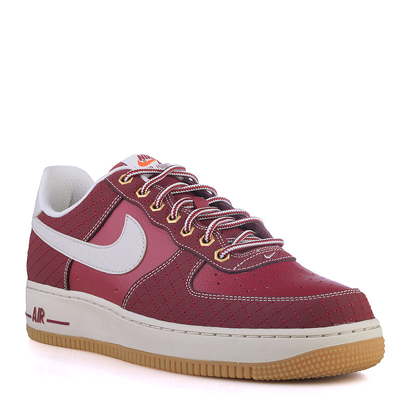 мужские бордовые кроссовки Nike Air Force 1 Low 488298-625 - цена, описание, фото 1